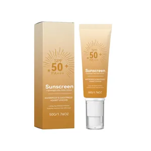 Crema solare VIARELINE SPF 50+ per corpo e viso, impermeabile e idratante per l'estate