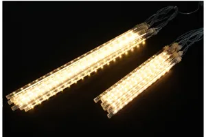 Detail van waterdichte warmwitte LED meteorenregen lampen voor de tuin decoratie