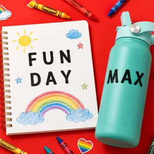 Black glitter alphabet stickers for personalized water bottles and notebooks