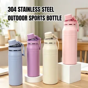 316 Stainless Steel Vacuum Insulated Water Bottle Large Capacity Portable Sport Space Cup For Outdoor Travel Office Workout Unisex