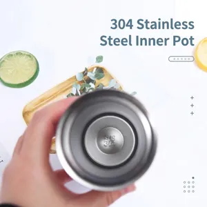 Interior detail view of a 304 stainless steel vacuum insulated coffee mug liner