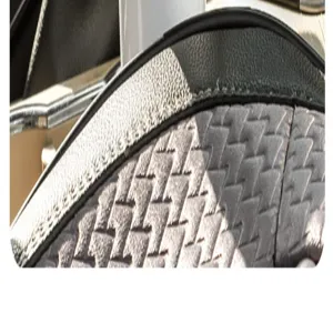 Woven leather texture detail shot premium material stylish accessory versatile daily use