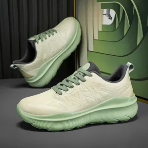 Scarpe da Corsa Unisex Mesh Traspirante Suola Spessa Ammortizzata Sneaker Sportive Outdoor per Uomo Donna Scarpe Allenamento