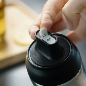 Gewürzglas aus Glas mit integriertem Löffeldeckel und luftdichtem Verschluss für die Küche
