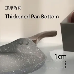 Professional non-stick crepe pan with 1cm thickened bottom for pancakes and omelets
