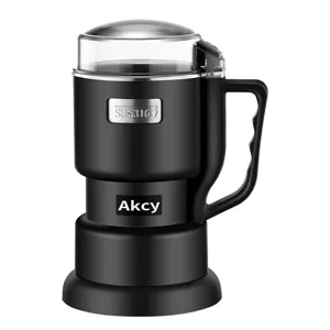 Portable electric household powder grinder with SUS316 stainless steel interior