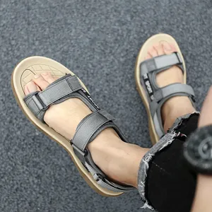 Men's summer outdoor sports sandals with comfortable Velcro straps and lightweight soles for hiking.