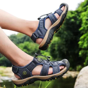 Men's summer outdoor casual sandals beach shoes breathable design and sole Grip