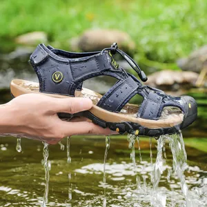 Men's outdoor sports sandals with water-resistant design, comfortable grip and toe protection.