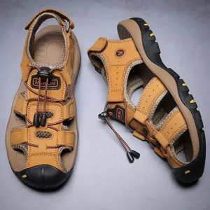 Men's outdoor sandals summer casual beach shoes comfortable non-slip athletic footwear