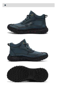 Herren High Top Freizeitschuhe Outdoor taktische Wanderleder schuhe bequeme rutschfeste Schuhe