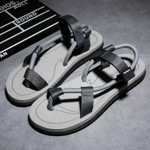 Uomini estate all'aperto spiaggia sandali scarpe infradito casual grigio nero comode