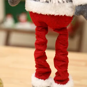 Weihnachten teleskop puppe rote plüsch hose urlaub dekoration festliche süßeornamente geschenk