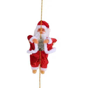 Weihnachtsmann kletterndes Seil Spielzeug Hängedekoration für festliche Party Deko