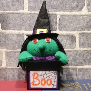 Halloween Hexe Süßigkeiten Box Plüschtier Party Geschenk Behälter Dekoration gruselig