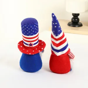 American Independence Day patriotic gnome plush doll decoration set table decor main view