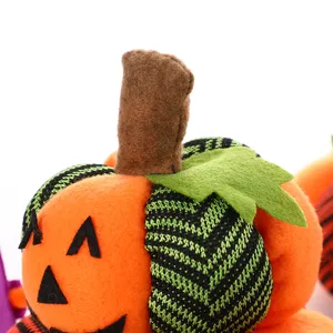 Decorazione zucca Halloween peluche tessuto non tessuto spettrale festa ornamento