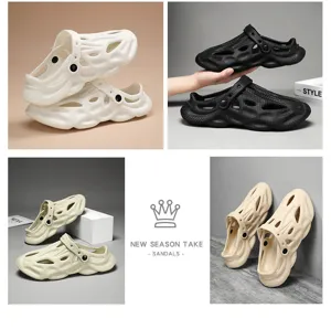 Unisex bequeme hohle Outdoor-Strandsandalen rutschfeste Sommer lässige Garten Clogs für Damen.