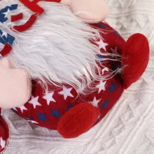 American Independence Day gnome plush doll patriotic red star home decor ornament