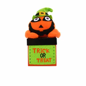 Halloween pumpkin pop-up gift box funny plush toy desktop decoration holiday present