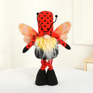 Harvest Festival Bee Gnome Plush Doll Faceless Toy Home Decor Cute Table Ornament