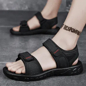 Ανδρικά καλοκαιρινά casual αναπνεύσιμα σανδάλια, παπούτσια παραλίας με διπλό λουράκι και σκρατς.