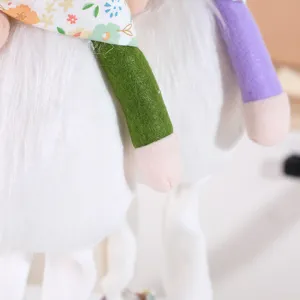 Easter plush gnome doll long leg bunny elf spring holiday home decoration toy ornament