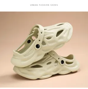 Detailansicht trendy Sommer Outdoor Strand atmungsaktive rutschfeste Clogs für Damen und Herren