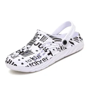 Unisex Sommer Garten Clogs Freizeit Strandschuhe leicht atmungsaktiv wasserdicht mit Riemen