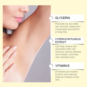 Olio cura depilazione corpo idratante lenitivo nutriente formula delicata per pelle liscia.