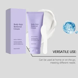 Gentle body hair removal cream for smooth skin, fast acting portable formula for daily use.