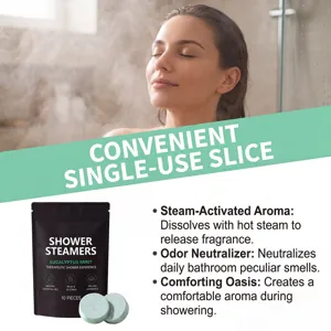 Shower steamers eucalyptus mint aromatherapy shower fizzy tablets 10 pack relax bath bomb