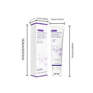 Crema corporal reafirmante multi-peptidos pdrn con aplicador de rodillo de 50g cuidados