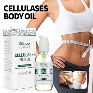 Huile corporelle amincissante Eelhoe 50ml, soin raffermissant et hydratant pour jambes et taille.