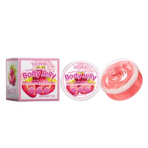 Gel gelee corporel aloe vera fraise EELHOE hydratant soin de la peau pot 200g