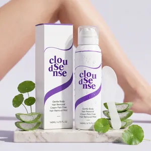 Sanftes Haarentfernungs-Spray für glatte Haut schmerzfreie Formel 140ml Körperpflege Detail.