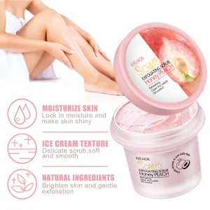 Scrub Somatos Rodakinou Peeling Enydatiko Threptiko Bathys Katharismos Apalo Exfoliator Frontida Somatos Gia Derma