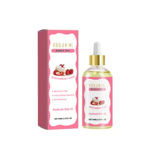EELHOE Olio Corpo alla Fragola 60ml Idratante e Nutriente per la Cura della Pelle Principale