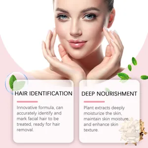 Facial hair identification and deep nourishment spray for smooth, clear and radiant skin.