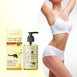 EELHOE Olio da Massaggio alla Vaniglia 100ml idratante e lenitivo per il corpo liscio.