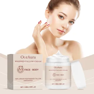 OceAura κρέμα λίπους για πρόσωπο και σώμα, 118ml φυσικό ενυδατικό προϊόν περιποίησης επιδερμίδας.