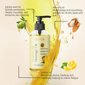 EELHOE 100ml Zitronen Körpermassageöl, Tiefenwirksame Feuchtigkeit und Pflege für die Haut.