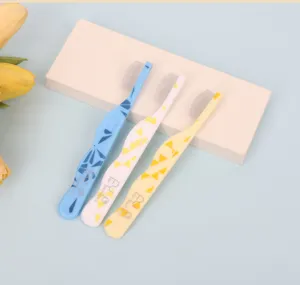 Mini pet face comb set for dogs and cats, gentle flea and hair grooming tool with metal teeth.