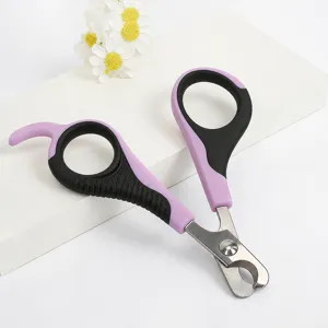 Stainless Steel Pet Nail Clipper Professional Cat Dog Claw Trimmer Ergonomic Handle Pet Grooming Tools