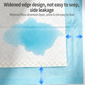 Wegwerp huisdier plasmat absorberend versterkt puppy training pad waterdicht hondenvacht weergave