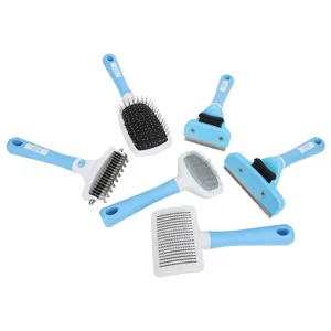 Pet Grooming Comb Set Dematting Brush Slicker Comb Shedding Tool For Cats And Dogs Hair Care Pet Supplies