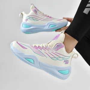 Unisex High-Top Basketball Shoes Breathable Mesh Wear-Resistant Athletic Sneakers For Men Women Outdoor Sports Training