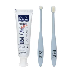 Pet Dog Cat Toothpaste And Toothbrush Cleaning Set Oral Care Tool Plastic Fresh Breath Pet Dental Care Supplies