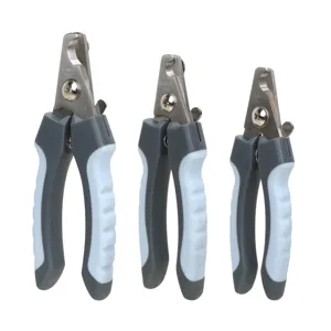 Pet Nail Clippers Professional Stainless Steel Nail Cutter Grooming Tool For Dogs And Cats With Safety Guard And Spring