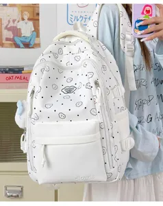 Niedlicher Cartoon Wolkenrucksack mit großem Fassungsvermögen für Schüler Alltag